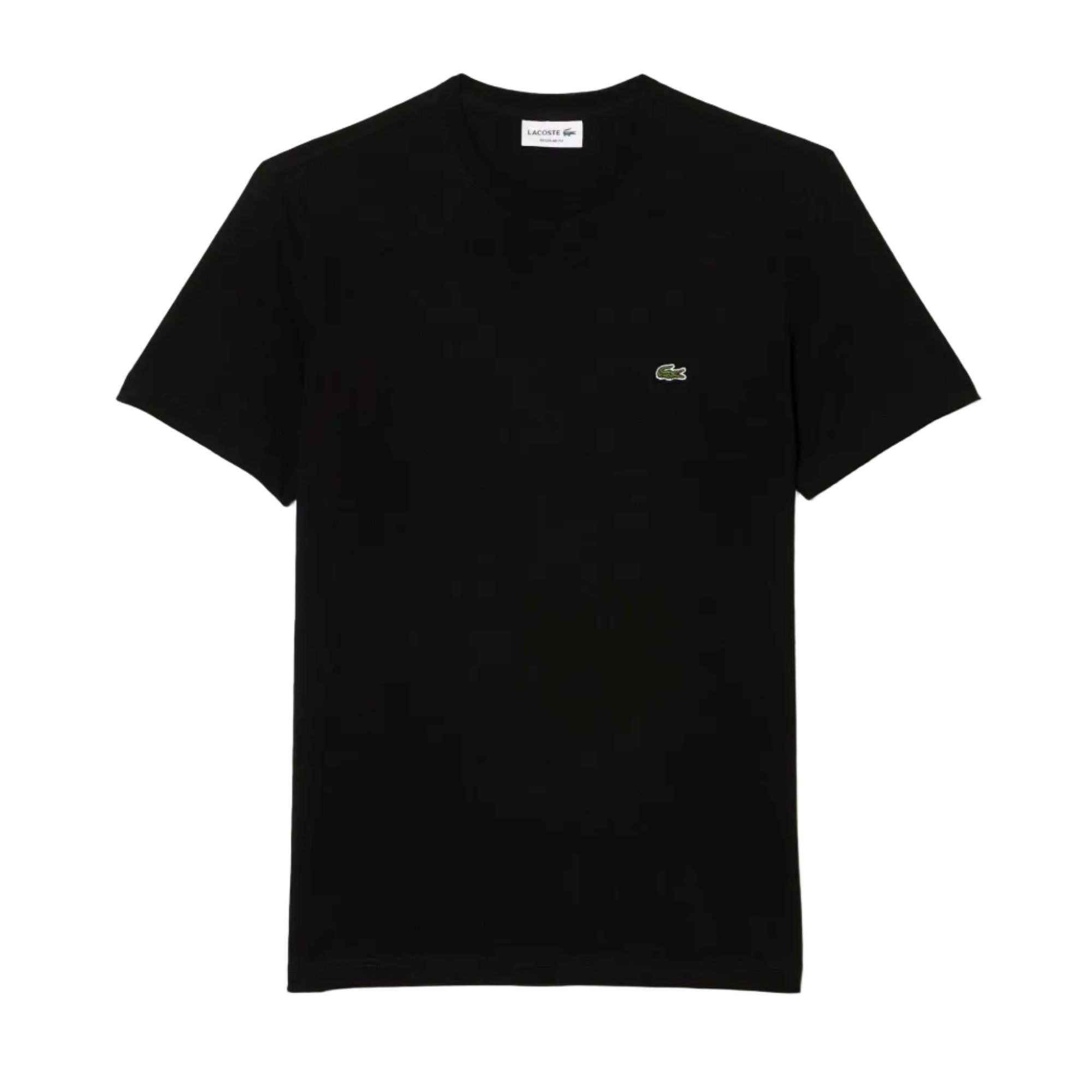 Мъжка тениска Lacoste Regular Fit, Черна