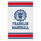 Плажна кърпа двулицева Franklin & Marshall, Бял
