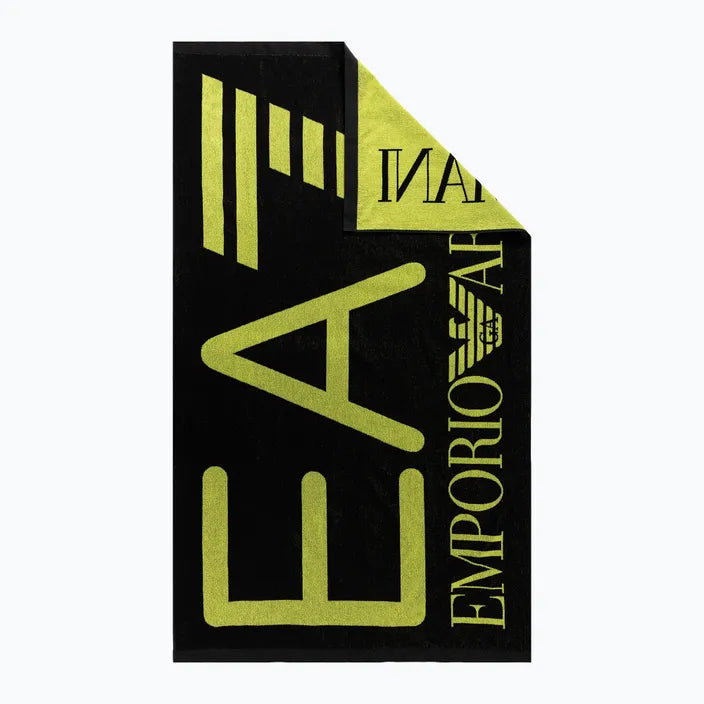 Плажна кърпа EA7 Emporio Armani, Черен