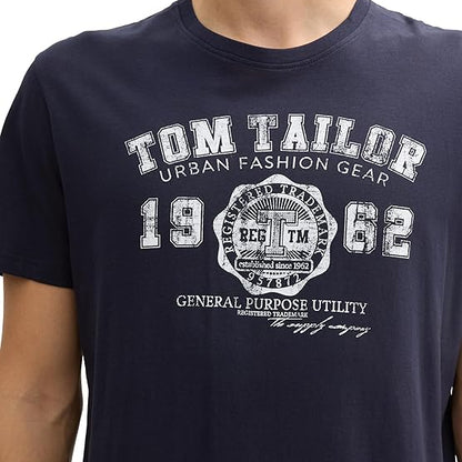 Мъжка тениска TOM TAILOR, Navy blue