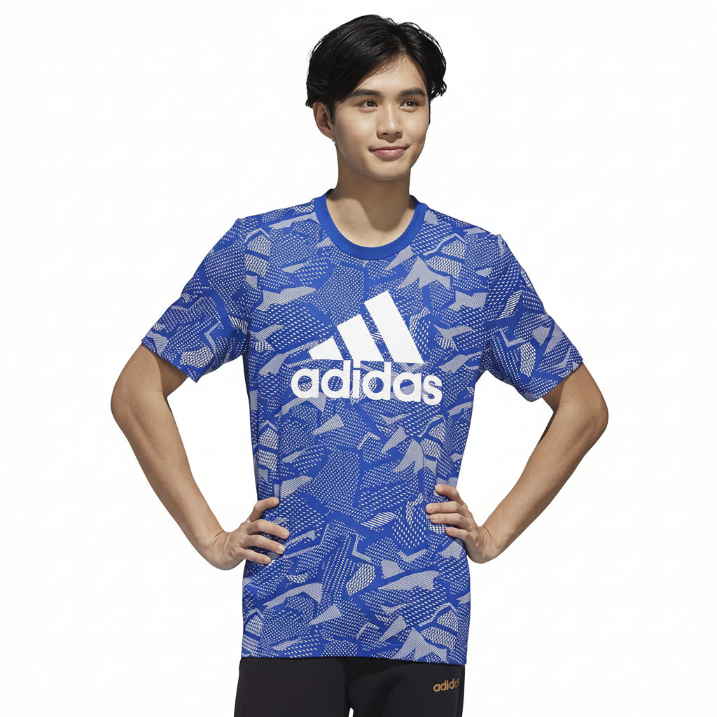 Мъжка тениска adidas Essentials AOP