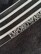 Плажна кърпа Emporio Armani, Черен