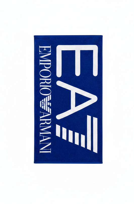 Плажна кърпа EA7 Emporio Armani, Син