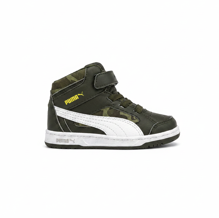 Детски обувки Puma Rebound Lay-Up SL Mid Camo