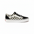 Юношески високи кецове Vans Old Skool (Черни с шахматен принт)