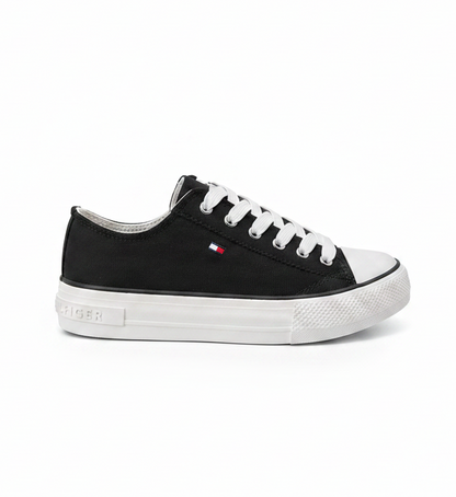 Юношески кецове Tommy Hilfiger Low Cut Lace-Up Sneaker Black