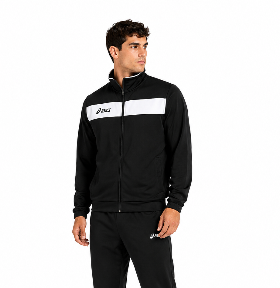 Мъжки спортен суитшърт Asics Black/White