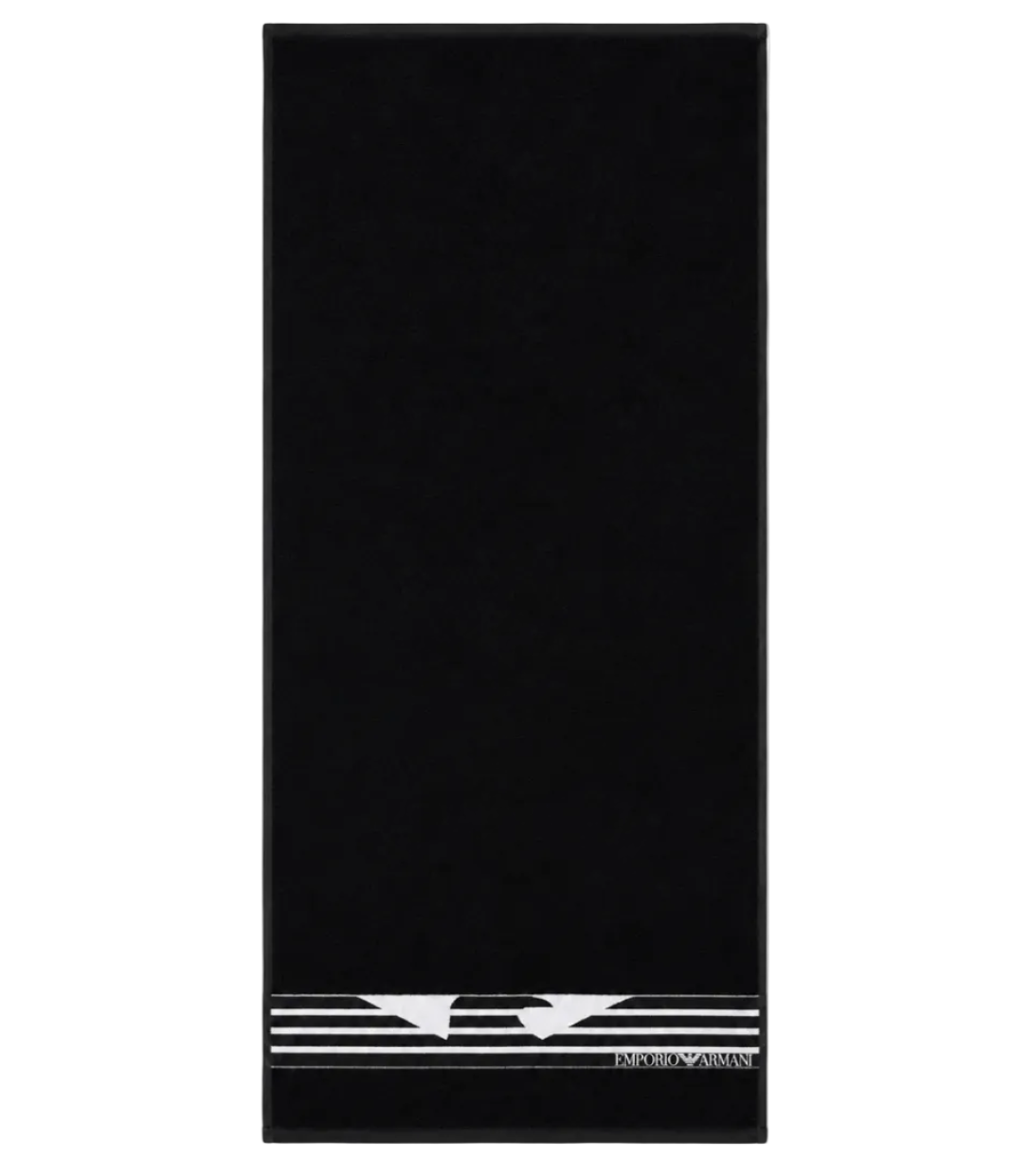 Плажна кърпа Emporio Armani, Черен