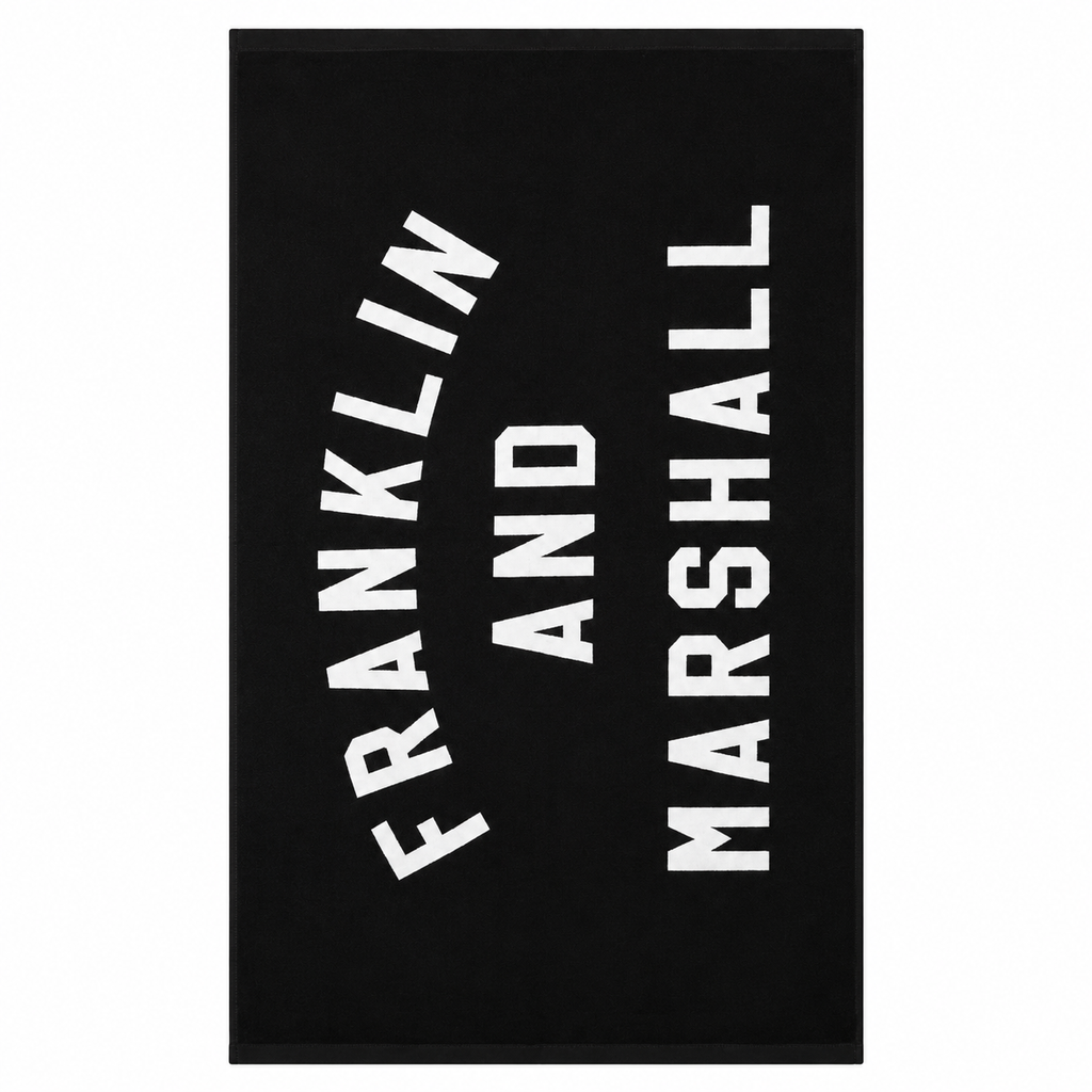 Плажна кърпа Franklin & Marshall, Черен