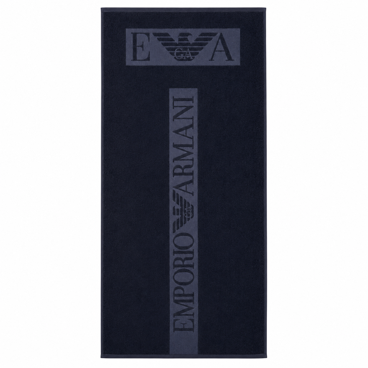 Плажна кърпа с качулка EA7 Emporio Armani, Тъмно син