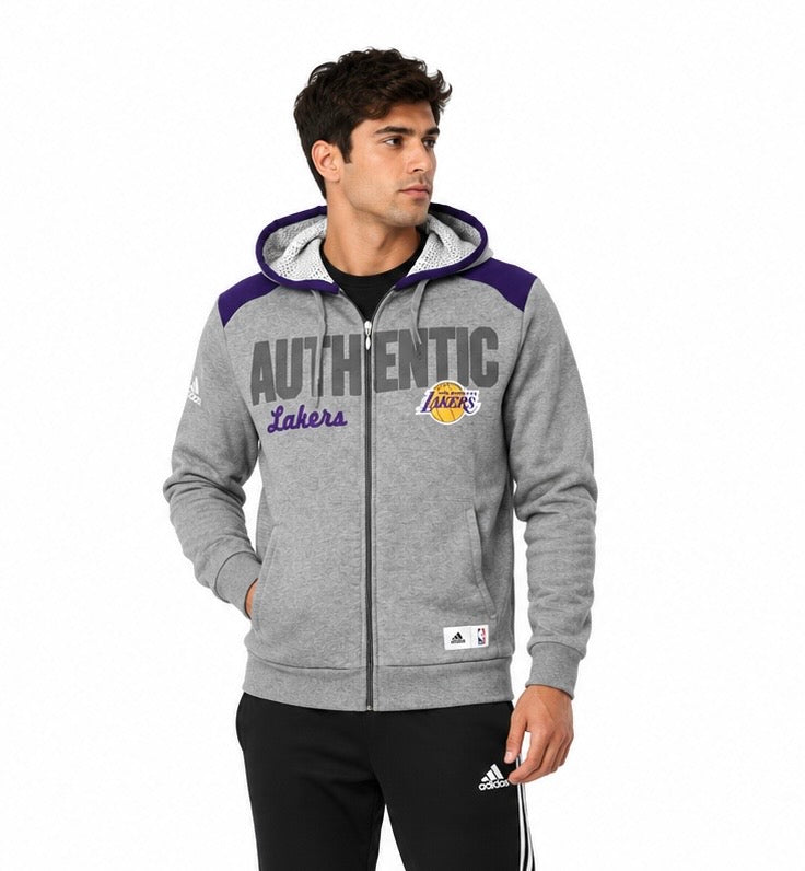 Мъжки суитшърт Adidas Full Zip NBA LAL