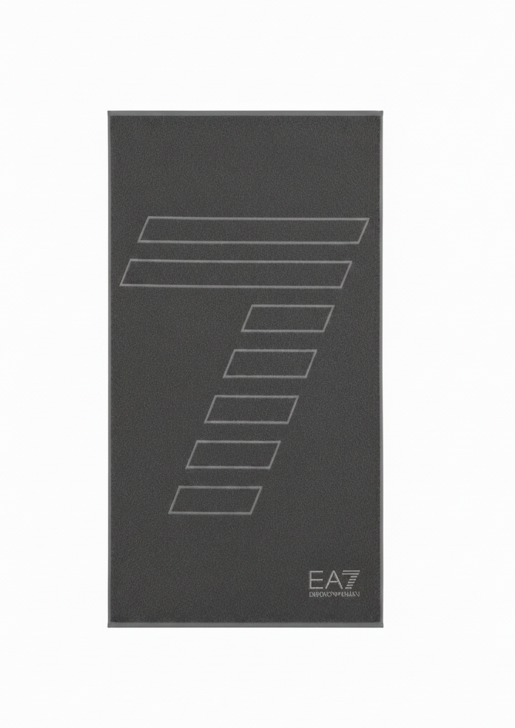 Плажна кърпа EA7 Emporio Armani, Тъмно сив