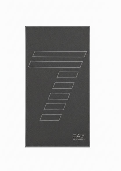Плажна кърпа EA7 Emporio Armani, Тъмно сив