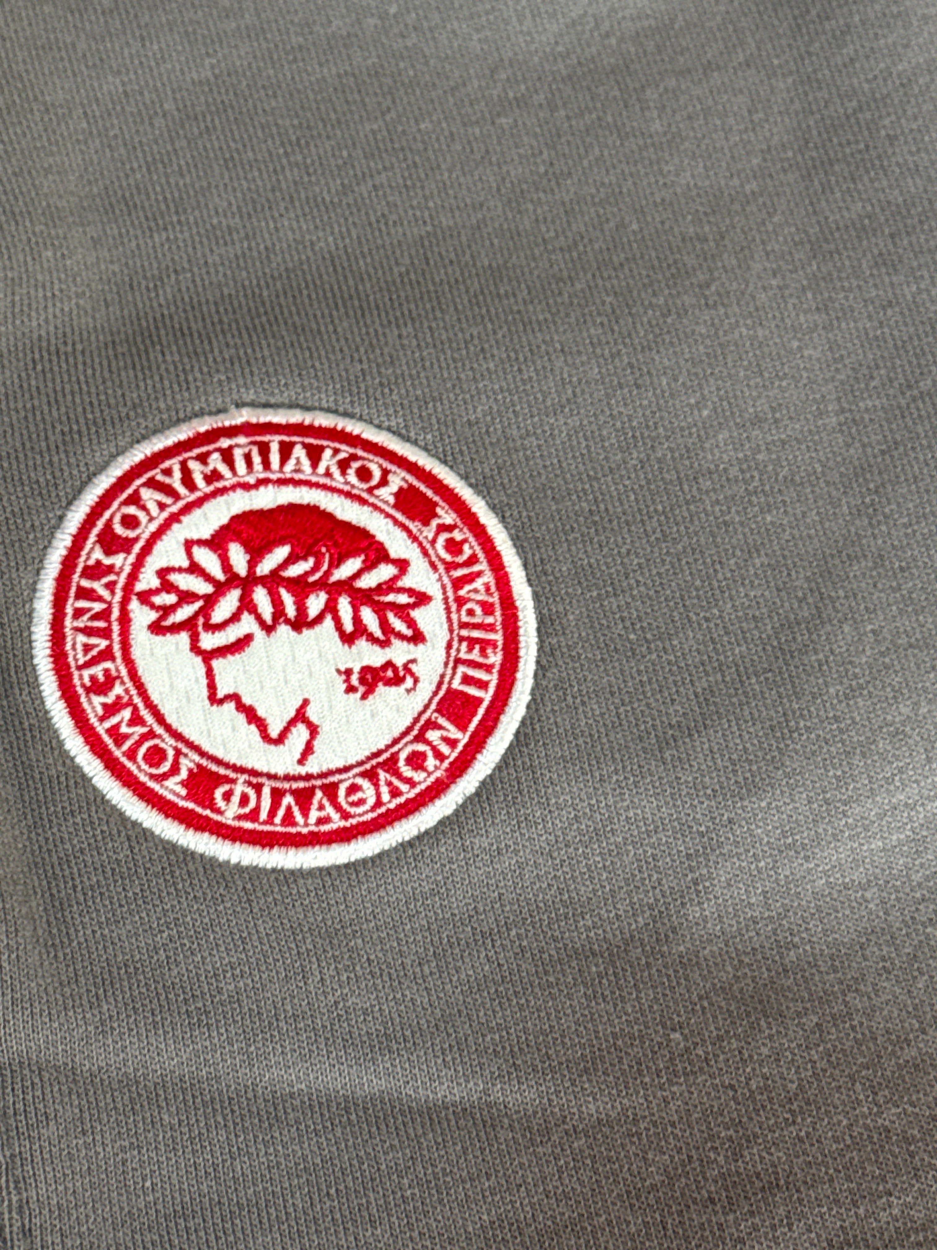 Детски къси панталони Puma Olympiacos Sweat Bermudas, steel grey