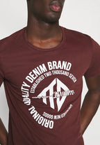 Мъжка тениска TOM TAILOR, Burgundy