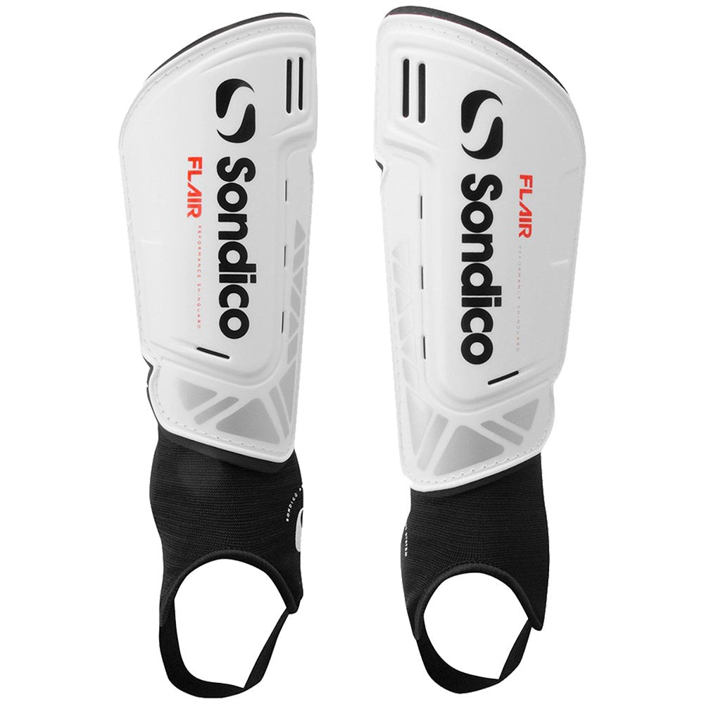 Футболни кори с глезенна защита Sondico Flair Mens White