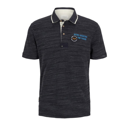 Мъжка тениска TOM TAILOR Regular Fit, Navy/Gray