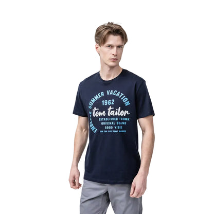 Мъжка тениска TOM TAILOR, Navy blue