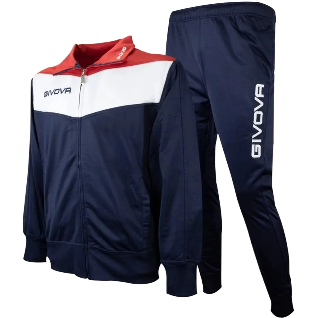 Детски екип GIVOVA CAMPO, Navy blue/Red/White