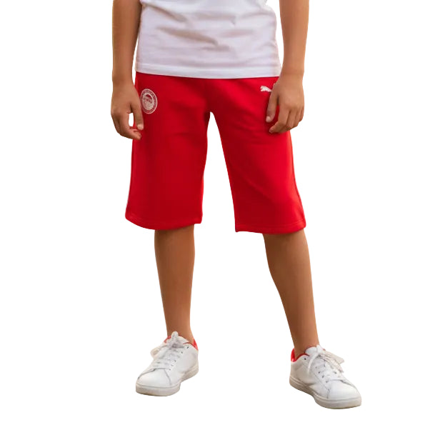 Детски къси панталони Puma Olympiacos FC, Red