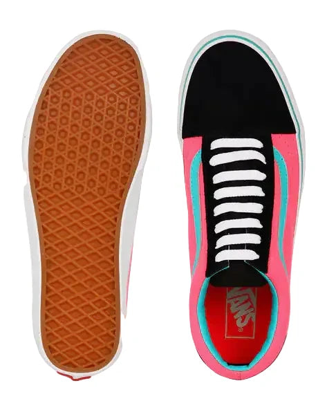 Дамски кецове Vans U OLD SKOOL (BRITE) Black/Neon Pinк