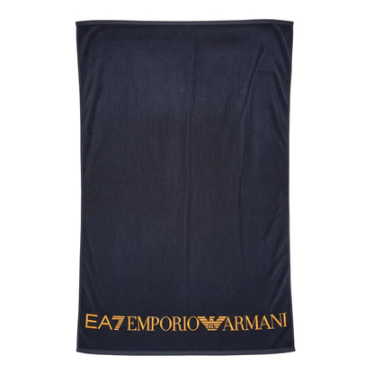 Плажната кърпа EA7 Emporio Armani, Тъмно син
