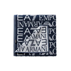 Плажна кърпа двулицева EA7 Emporio Armani, Бял/Тъмно син