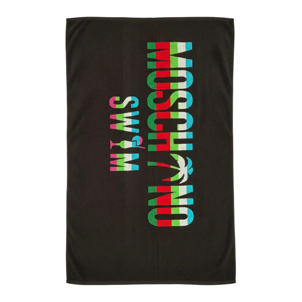 Плажна кърпа Moschino, Черен