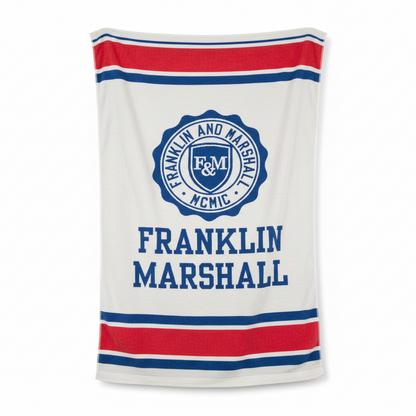 Плажна кърпа Franklin & Marshall, Бял