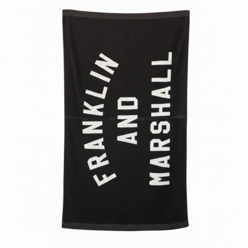 Плажна кърпа Franklin & Marshall, Черен