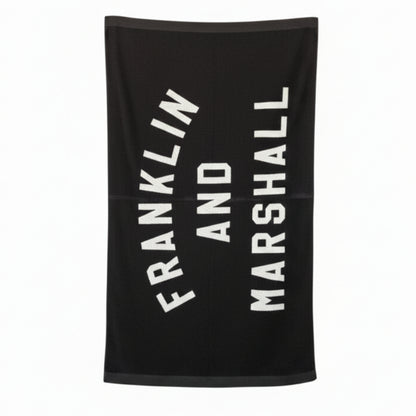 Плажна кърпа Franklin & Marshall, Черен