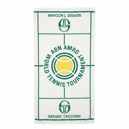 Плажна кърпа Sergio Tacchini, Бял