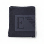 Плажна кърпа с качулка EA7 Emporio Armani, Тъмно син