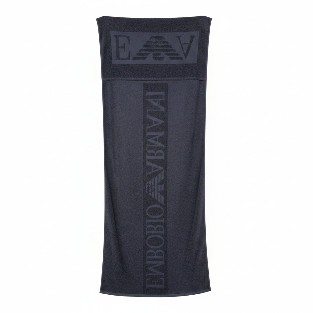 Плажна кърпа EA7 Emporio Armani, Тъмно син