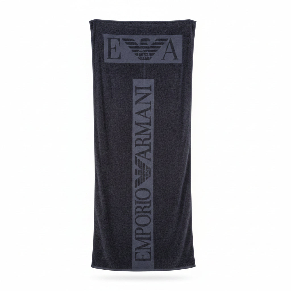 Плажна кърпа EA7 Emporio Armani, Тъмно син