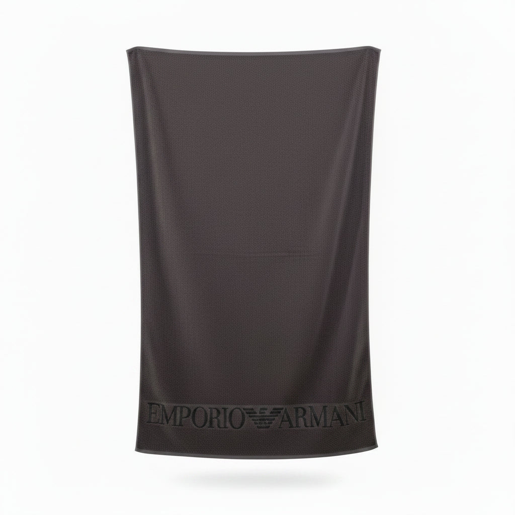 Плажна кърпа EA7 Emporio Armani, Тъмно сив