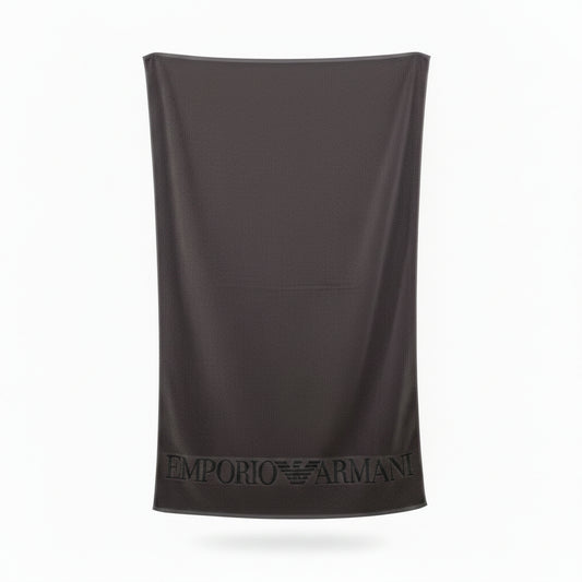 Плажна кърпа EA7 Emporio Armani, Тъмно сив