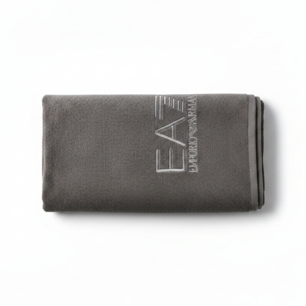 Плажна кърпа EA7 Emporio Armani, Тъмно сив