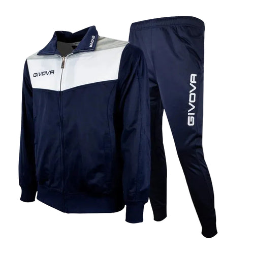 Детски екип GIVOVA CAMPO, Navy blue/Light gray/White