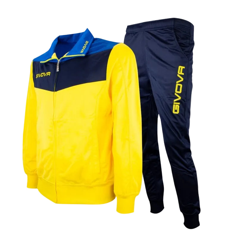 Детски екип GIVOVA CAMPO, Yellow/Navy blue/Blue