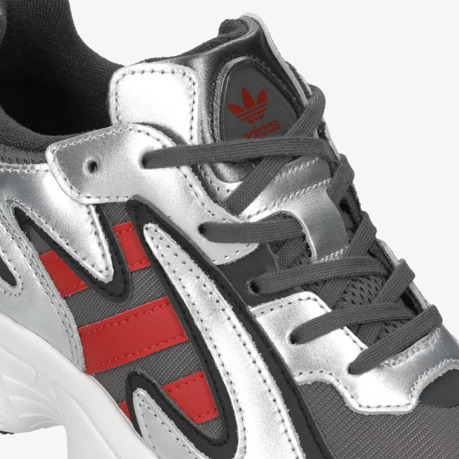 Маратонки Аdidas Yung-96 Chasm 'Silver Metallic Scarlet'