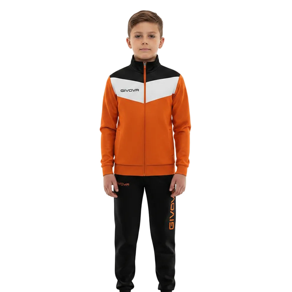 Детски екип GIVOVA CAMPO, Orange/Black/White