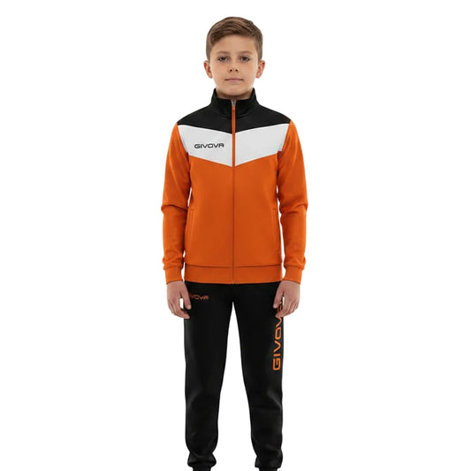 Детски екип GIVOVA CAMPO, Orange/Black/White