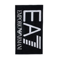 Плажна кърпа двулицева EA7 Emporio Armani, Черен