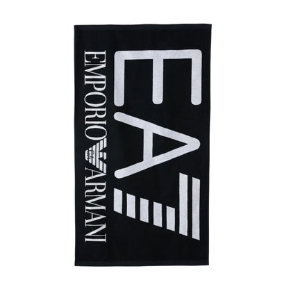 Плажна кърпа EA7 Emporio Armani, Черен