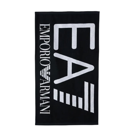 Плажна кърпа EA7 Emporio Armani, Черен