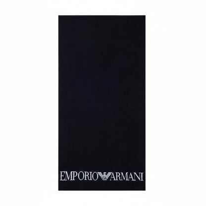 Плажна кърпа Emporio Armani, Черен