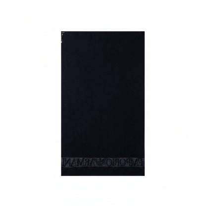 Плажна кърпа Emporio Armani, Черен