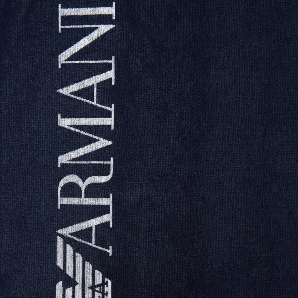Плажна кърпа EA7 Emporio Armani, Тъмно син