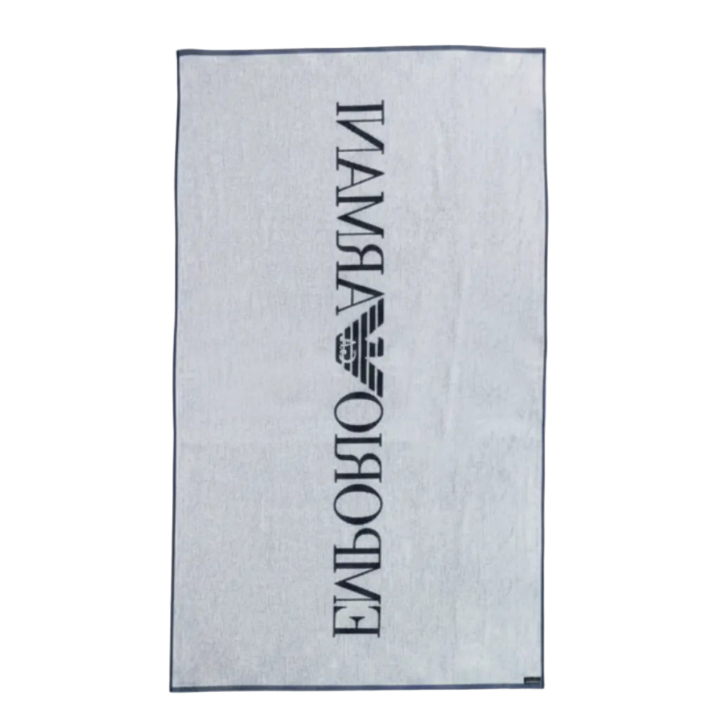 Плажна кърпа двулицева EA7 Emporio Armani, Тъмно син